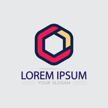 C Harfi Logo Şablonu vektör simgesi tasarımı