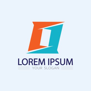 o logo iş tasarım vektör işareti ve sembol