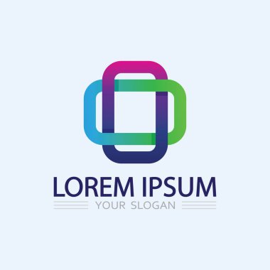 o logo iş tasarım vektör işareti ve sembol