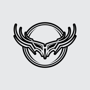 siyah kabile vektör logo tasarımı simgesi ve kabile imzası