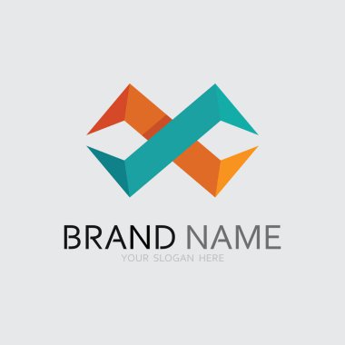 İş simgesi ve logo tasarım vektörü grafiği 