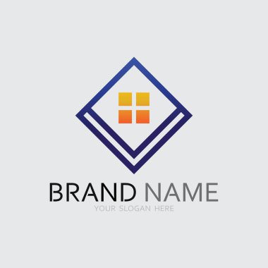 Ev logosu ikonu vektör tasarım şablonu. Ev ve ev logosu tasarım vektörü, logo, mimari ve bina, tasarım özelliği, ev işleri logosu.