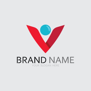 Soyut insanlar logo tasarımı. Eğlenceli insanlar, sağlıklı insanlar, spor, toplum insanları vektör illüstrasyonunu sembolize ediyor.