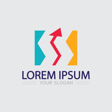 S logo yazı tipi ve S harfi logo tasarım vektörü grafiği