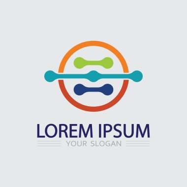İş simgesi ve logo tasarım vektörü grafiği 