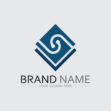 İş simgesi ve logo tasarım vektörü grafiği 