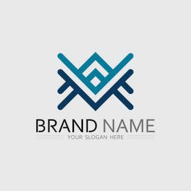 İş simgesi ve logo tasarım vektörü grafiği 