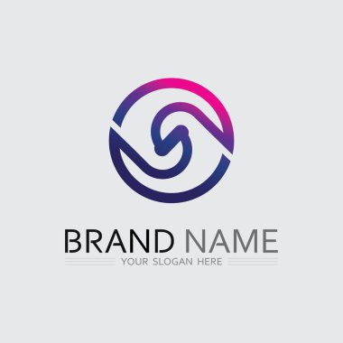 İş simgesi ve logo tasarım vektörü grafiği 