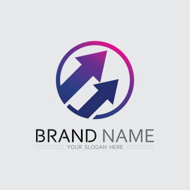 İş simgesi ve logo tasarım vektörü grafiği 