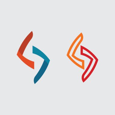 İş simgesi ve logo tasarım vektörü grafiği 