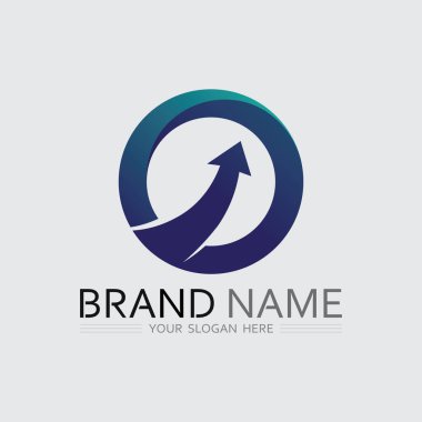 O halka logo işi ve daire logo tasarım vektörü