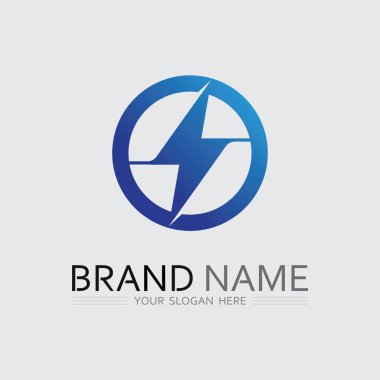 O halka logo işi ve daire logo tasarım vektörü