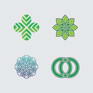 Geometrik logo stok simgesi çizimi ve iş logosu tasarımı