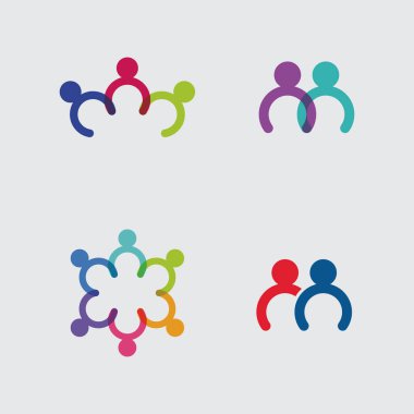 İş logosu ve vektör tasarım simgesi çizimi