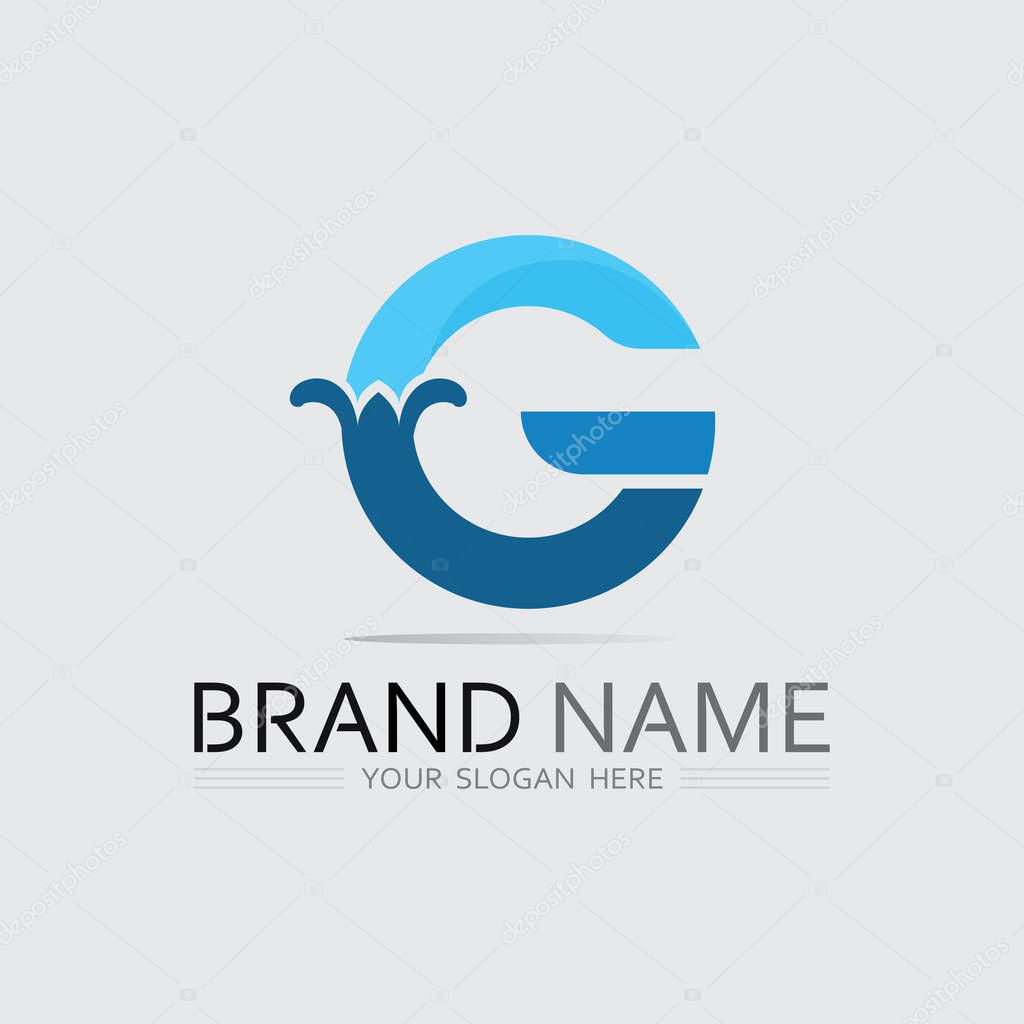 Gradient G Initial Logo Together with Classic G Logo Styl