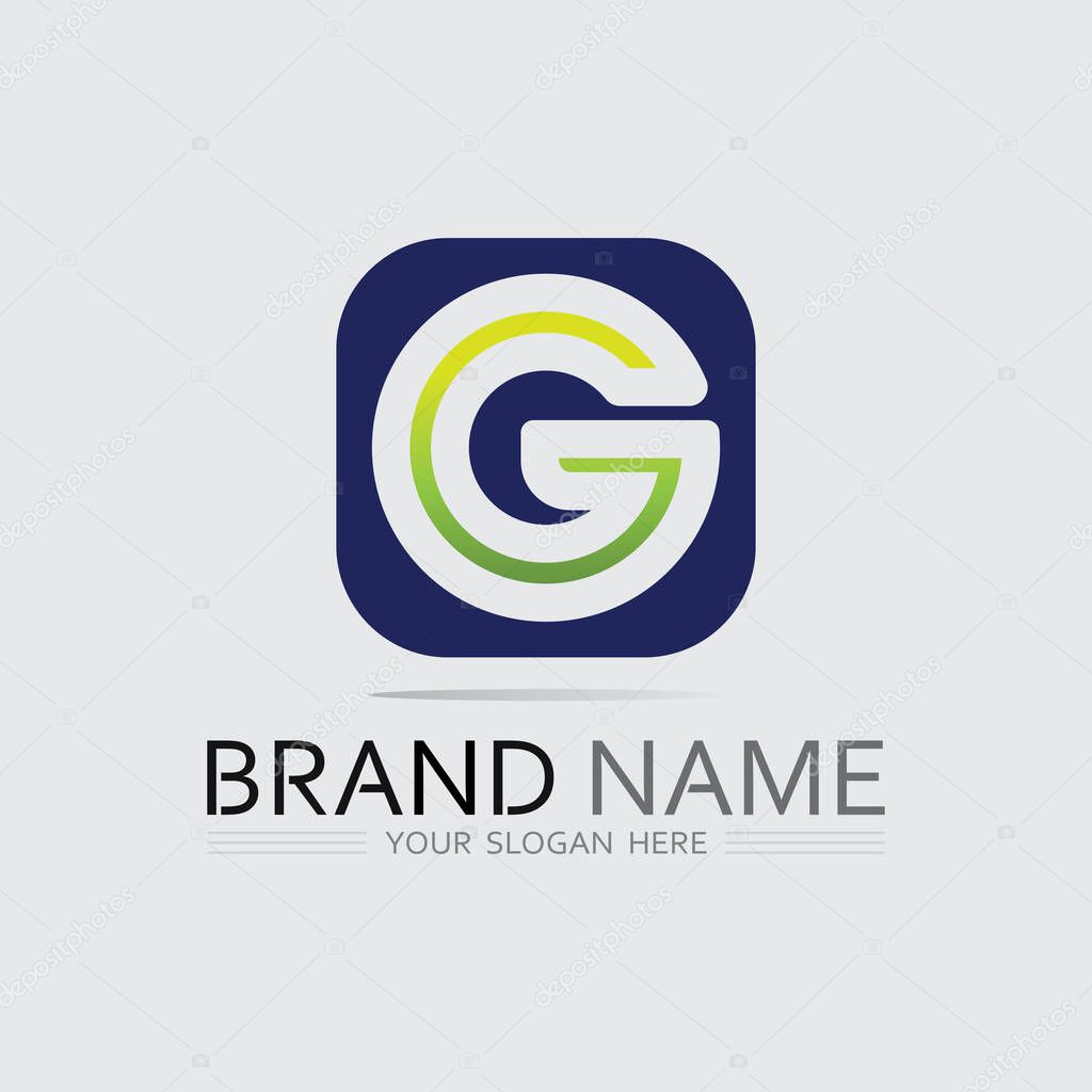 Futuristic Letter G Emblem with Clean Typography Desig