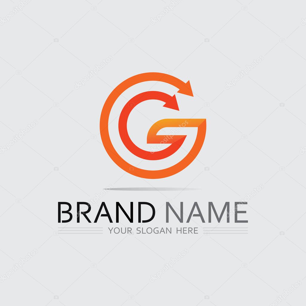 3D G Logo Concept and Professional Vector G Letter Templat