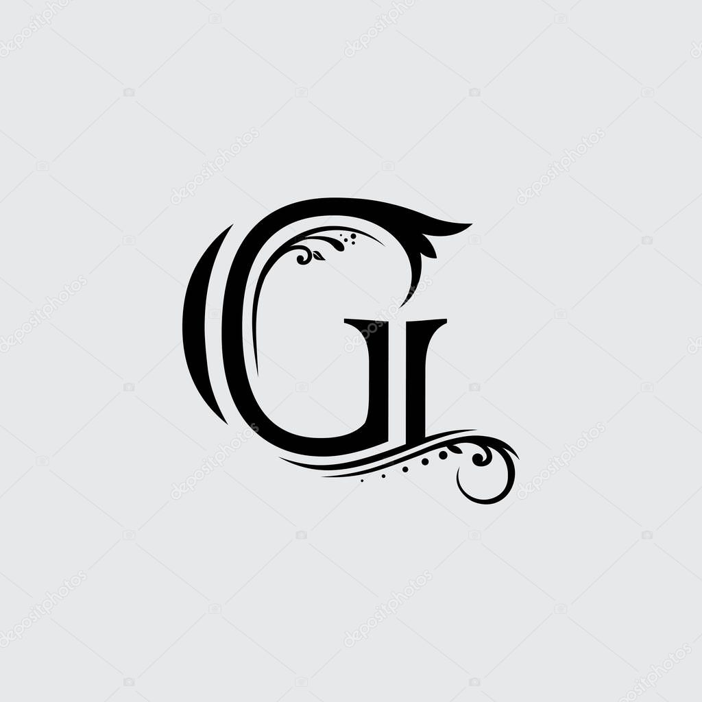 Luxury G Lettermark for Business and Modern G Emblem Vector vintage