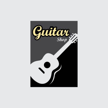 En Küçük Elektronik Gitar Düz Vektör Kaydı