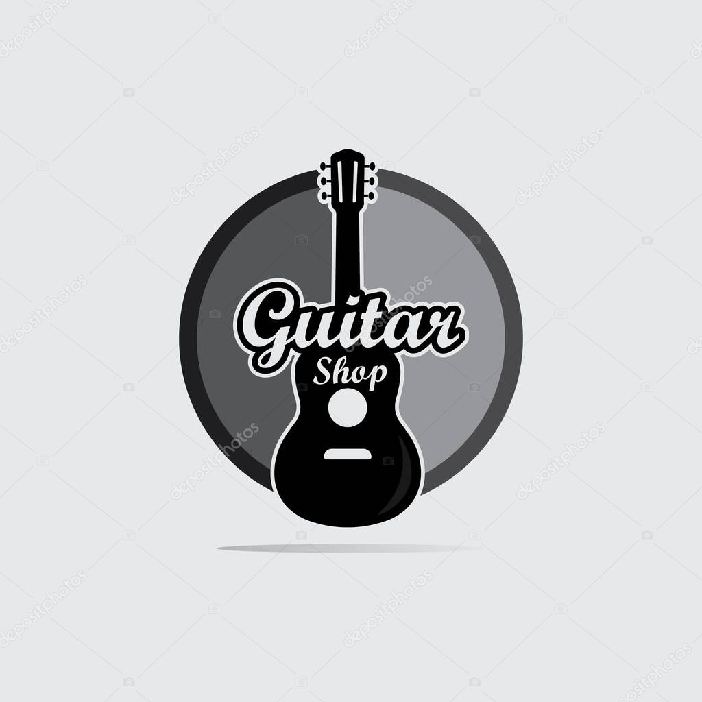 Guitar Icon for Mobile App and Websit