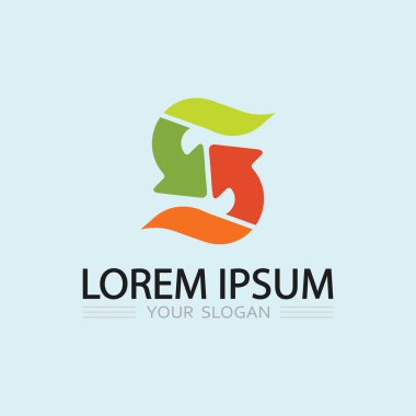 Yaratıcı Döngü Oku Logosu Geri Dönüşüm, Sürdürülebilirlik ve Tekrarlama Sembolize Ediyor