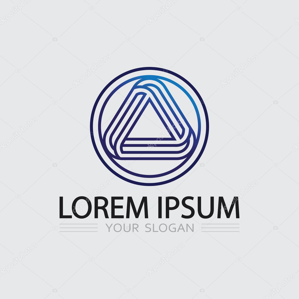 Clean Business Arrow Symbol Logo arrow design stock icon sign