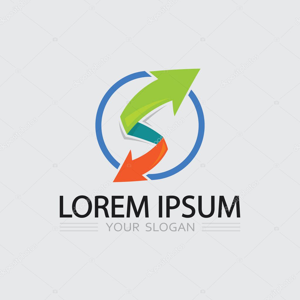 Modern Arrow Symbol Icon for Brandin