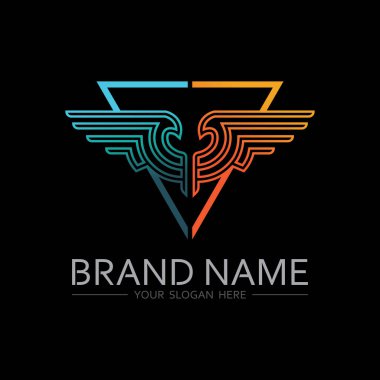 Ruhani veya Sağlıklı Bran İçin Melek Kanat Simgesi