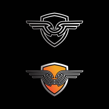 Her Endüstri için Özelleştirilebilir Kanat Logosu