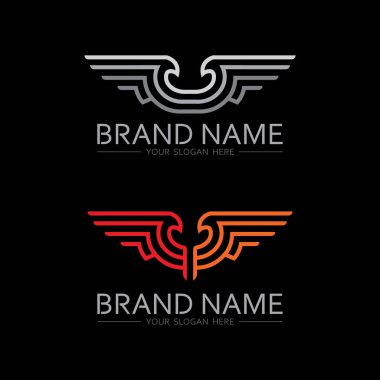 Premium Kimlik için Altın Kanat Logosu