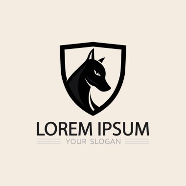 Klasik Köpek Amblemi Logosu