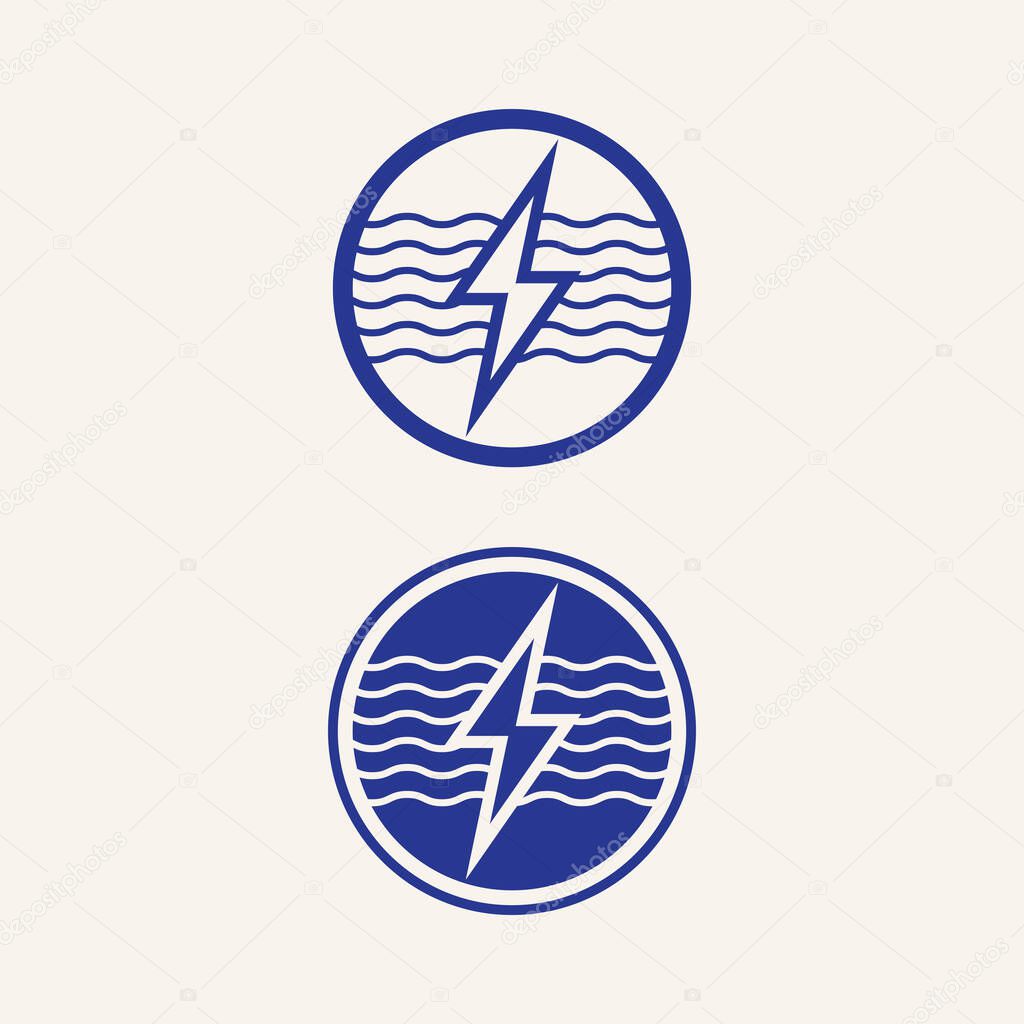 Creative Vector Lightning Flash Logo Design for Energy Solutions, Repair Services and Tech Compan