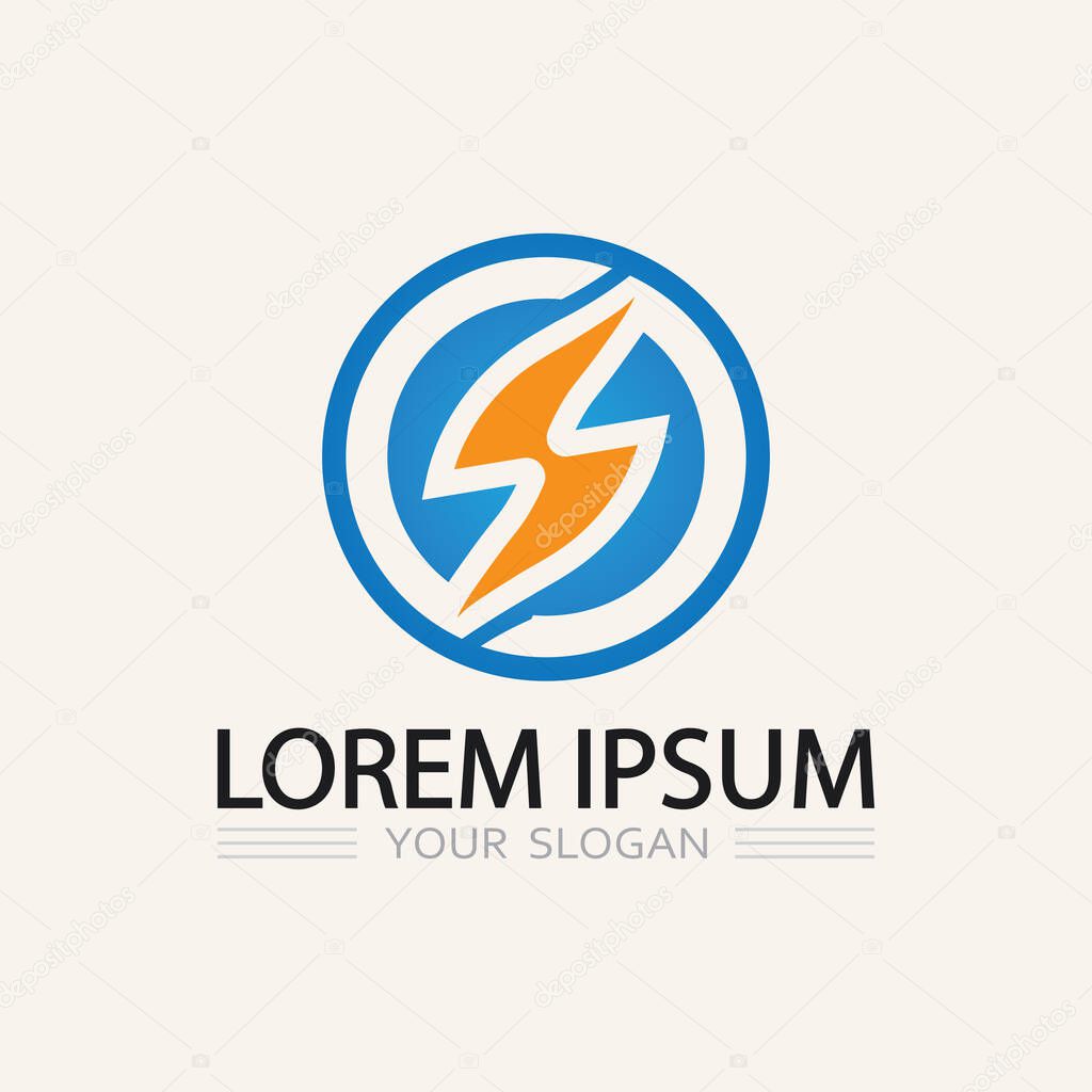 Lightning and Electricity Logo Vector with Electro Pulse and Glow Effects for Bold Brand Identit