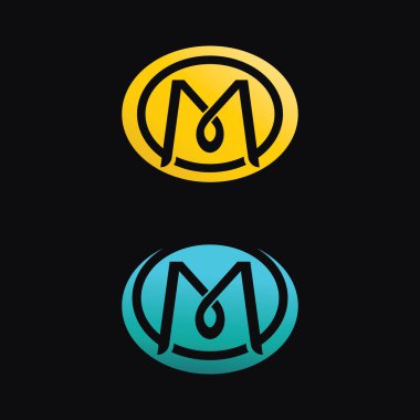 Mimarlık, İç Tasarım ve Profesyonel Firma için Kutu Çerçeveli Asgari Harf M Tasarımı