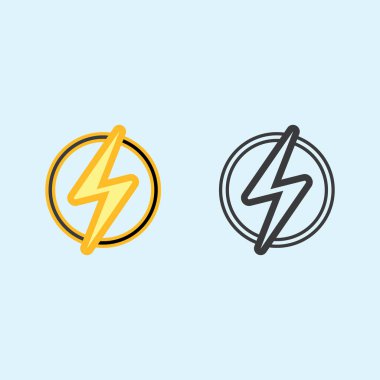 Markalaşma için Storm Electric Flash Bolt Logo Tasarım Şablonu