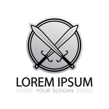 Dövüş Aksesuarları için Vektör Fırlatma Bıçak Logosu Tasarımı