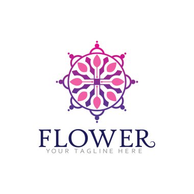 Feminen Doğal Estetik ile Bloom ve Petal Logo Vektörü