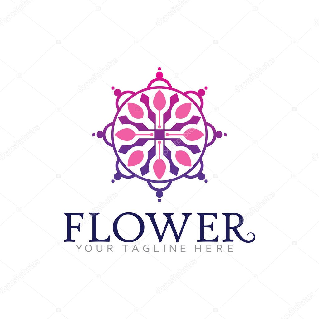 Bloom and Petal Logo Vector with Feminine Natural Aesthetic