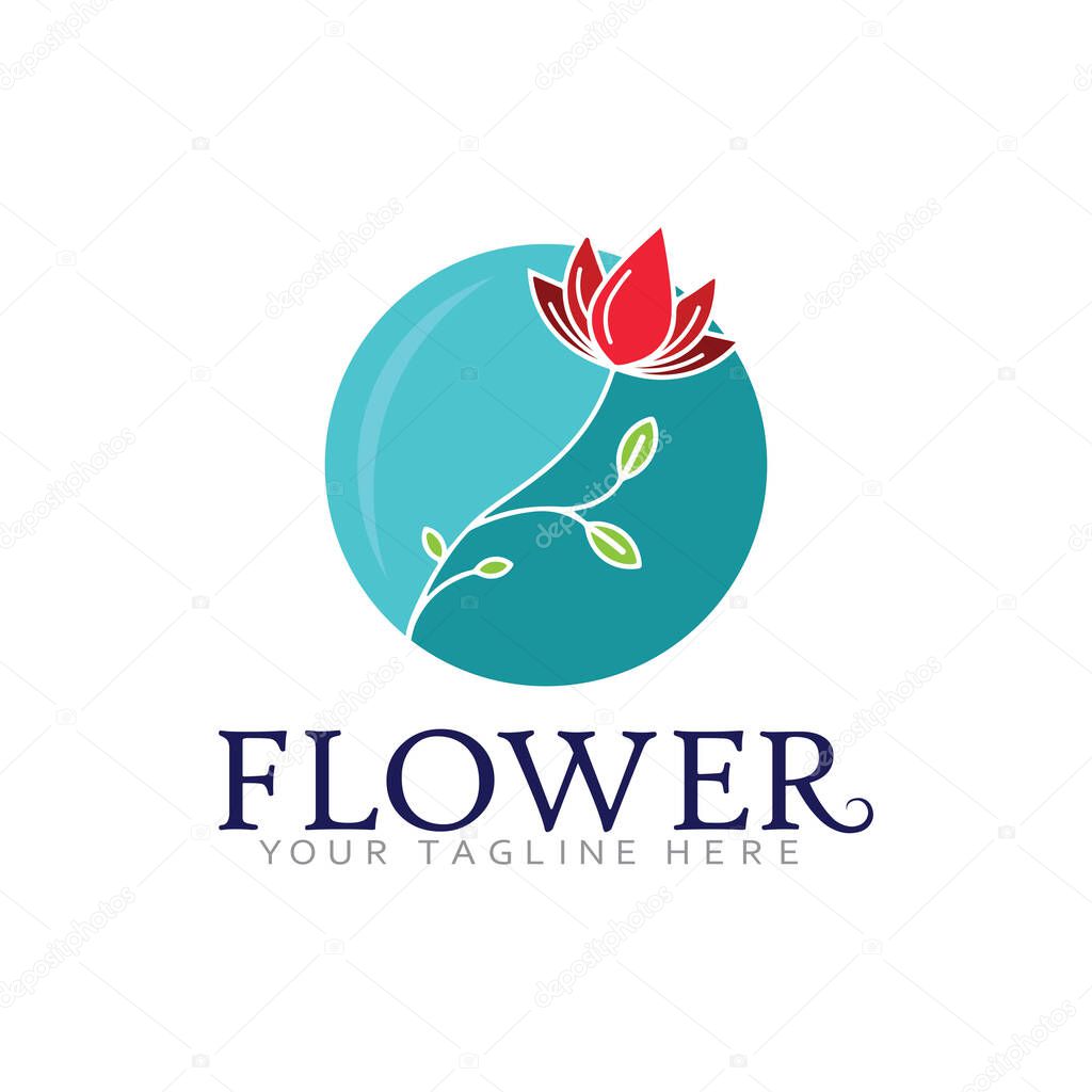 Delicate Blossom Logo Vector for Organic Floral Branding