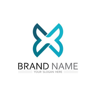 Geometrik Harf X Logo Tasarımı Güçlü Çizgiler ve Markalaşma Konsepti