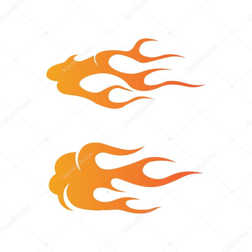 Unique fire spark flame logo design for safety, gas, or energy industries