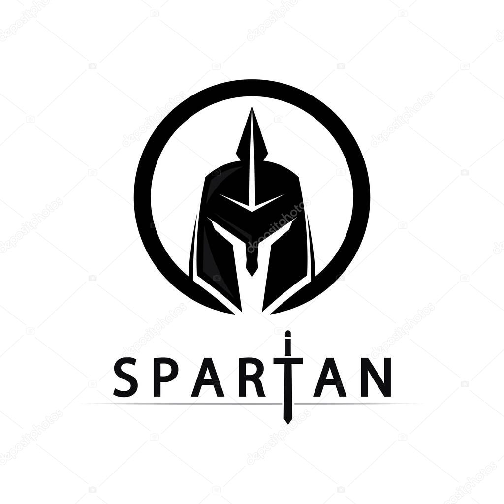 Gladiator Emblem Logo Vector for Ancient Combat Warrior Design Concept