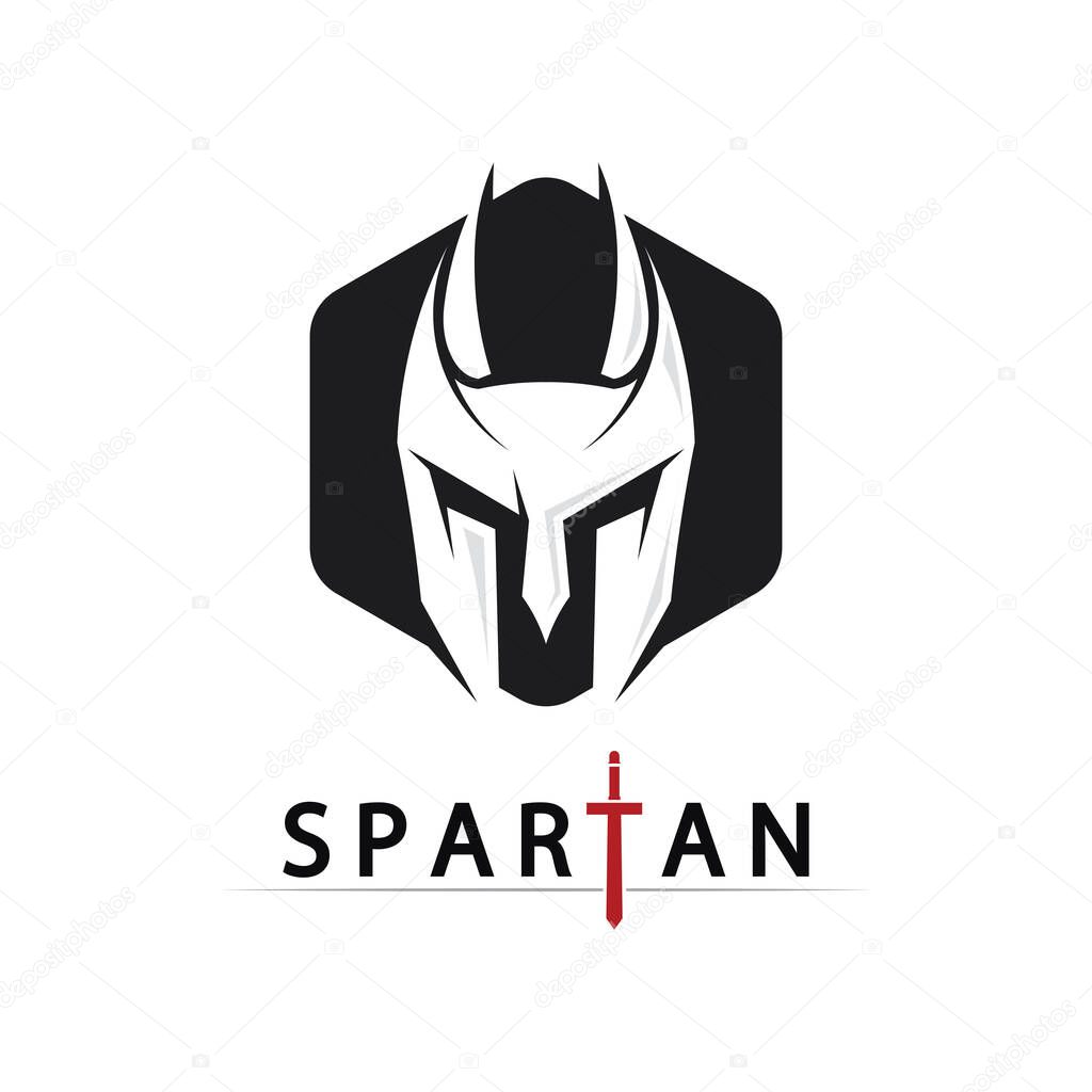 Warrior Knight Vector Logo Design for Medieval Legend and Historical Hero Symbol