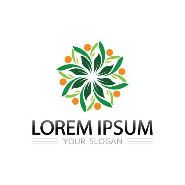 İş simgesi için modern düz vektör tasarımı kullanan yaratıcı insan şekli logosu