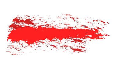 Suluboya El Boyalı Fırça Lekesi Toprak Tonu