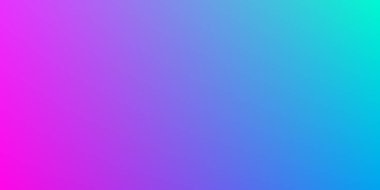 panoramik parlak pembe ve turkuaz renk gradyan arkaplan