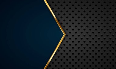 demir dokusu ve altın çizgileri modern arkaplan tasarımı