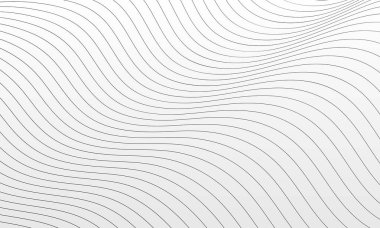 Dalgalı çizgi desenli basit beyaz arkaplan tasarımı