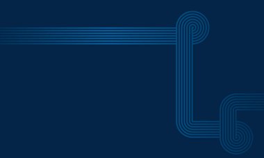 Temiz mavi geometrik çizgilere sahip asgari soyut vektör arkaplan, kapak veya şablon için mükemmel.