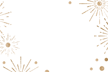 Pırıltılı neşeli havai fişek sınır arkaplanı